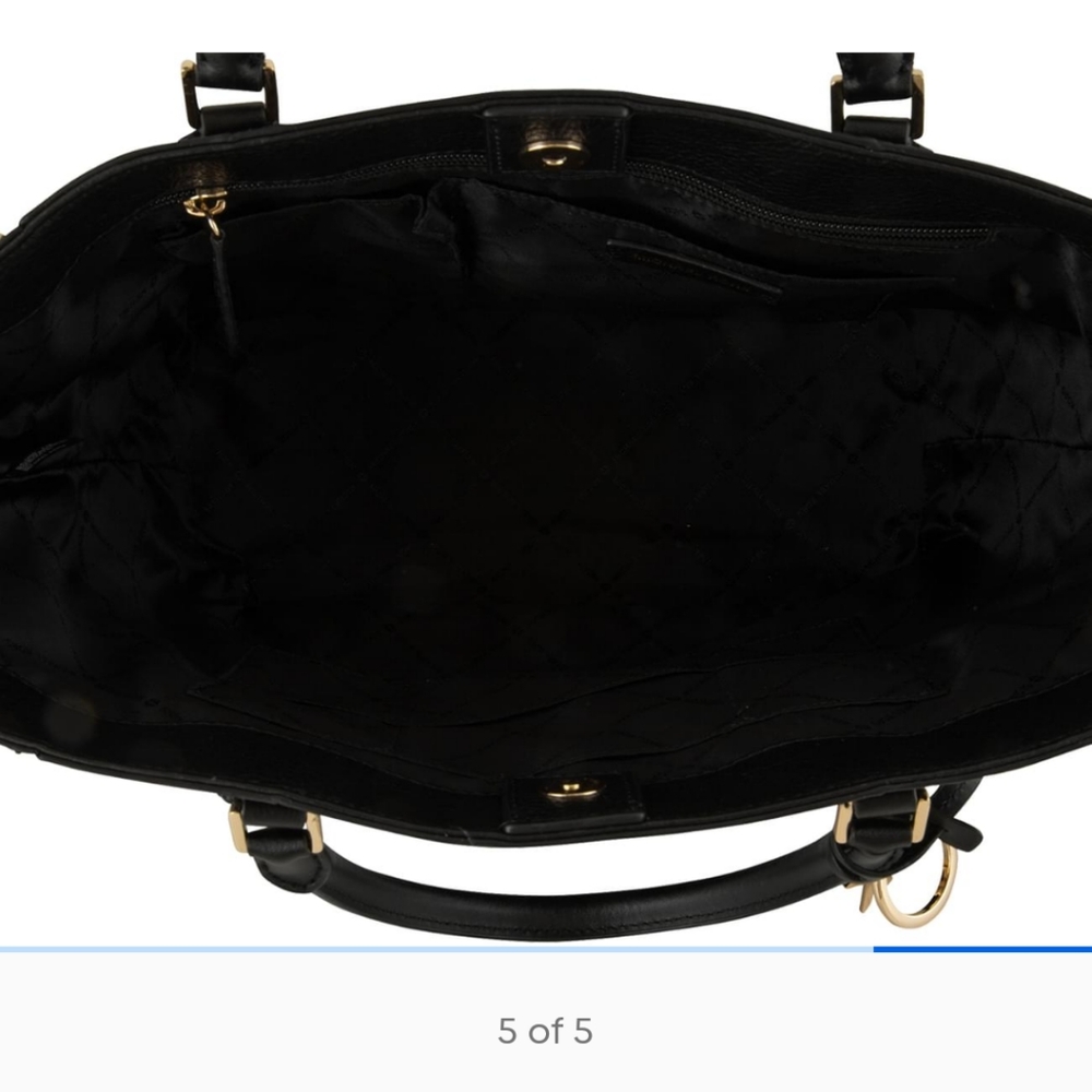RRP $600 MICHAEL KORS Aria Grab Tote Bag in Black - Picture 5 of 5